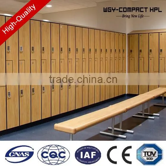 10 Years Warranty 3D Printing Eight Door Environmentally Compact Hpl Laminate Club Locker With Fingerprint Lock photo-6