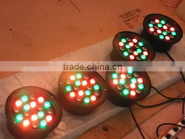 Outdoor Lighting Rgb 18w Round Inground Light Stainless Steel Material photo-2