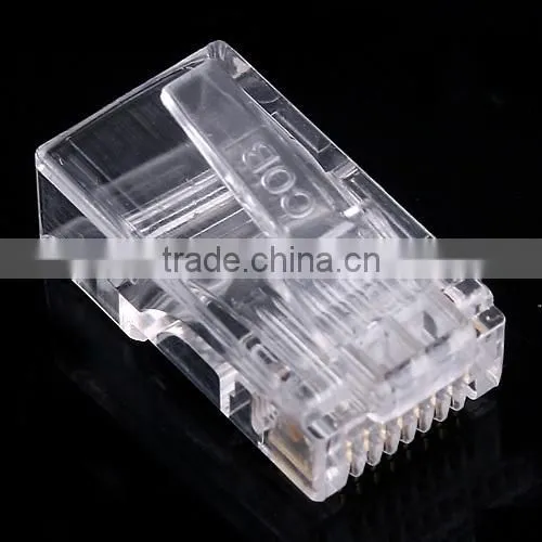 8P8C 8P8CR RJ45 RJ-45 CAT5 Modular Plug Network Connector for Cat5 Cat5e Cat6 Cable photo-2