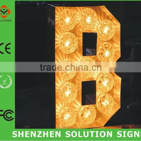 Direct Factory of Fairground and Wedding Site Water Proof Decorative Metal LED 3D Letter photo-2