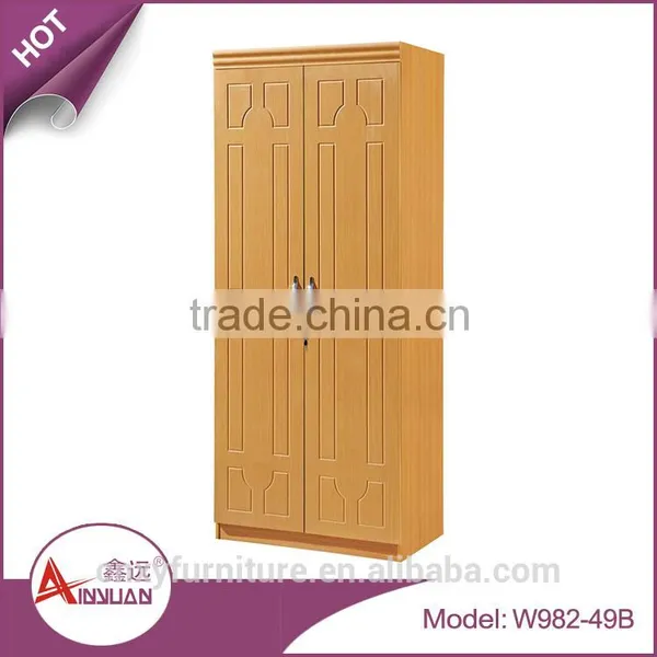 China Modern Cheap 2 3 4 Door Mdf Wardrobe Almirah Cabinet Wood Clothes Closet in Bedroom photo-3