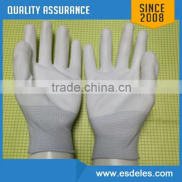 PU Gray Color Nylon Gloves photo-6