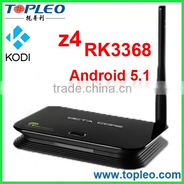Octa Core Kodi TOPLEO RK3368 Android 5.1 Smart TV Box