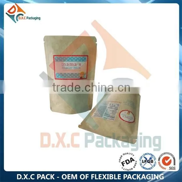 Custom Printed Food Grade Paper Kraft Bag photo-5