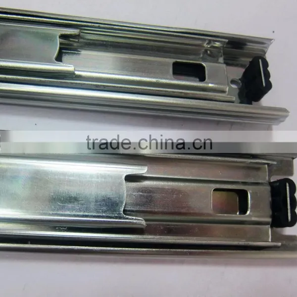 45mm 3 Fold Full Extension Rain Bow Tool Box Drawer Ball Bearing Slide Tool Box Slide Rails photo-5