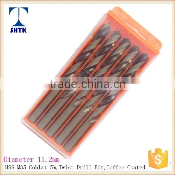 HSS M35 Cobalt Drill, Drill Bit, Dia 11.2mm, Twist Drill Bit