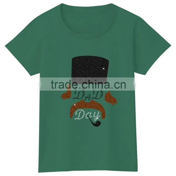 Happy Dad Day Daughter for Father's Day Surprise Cotton Tshirt photo-3