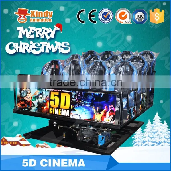 Attractive Simulation Ride 4D Cinema Equipment System, 4d Movie Theater Seat Simulator Motion Chair Quality Choice photo-2