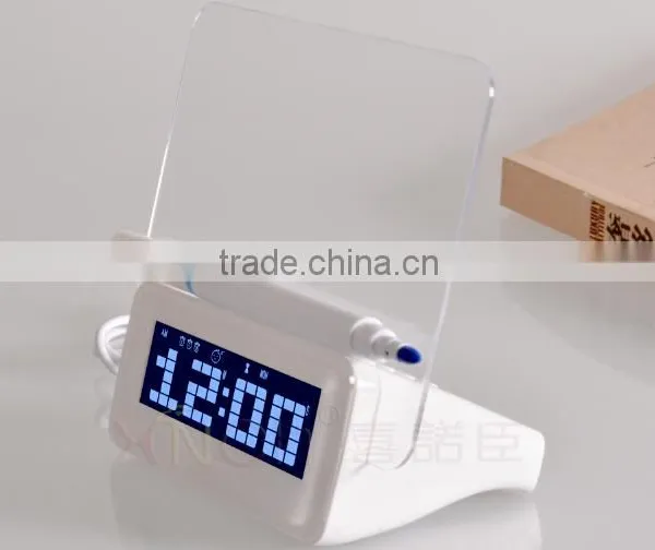 Novel Smart Night Light Clock With Memo Board With USB HUB photo-3