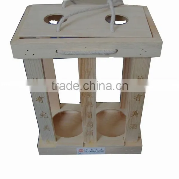 JINLINYUAN Direct Sale Wooden Wine Box With 2 Bottle,welcome to Order