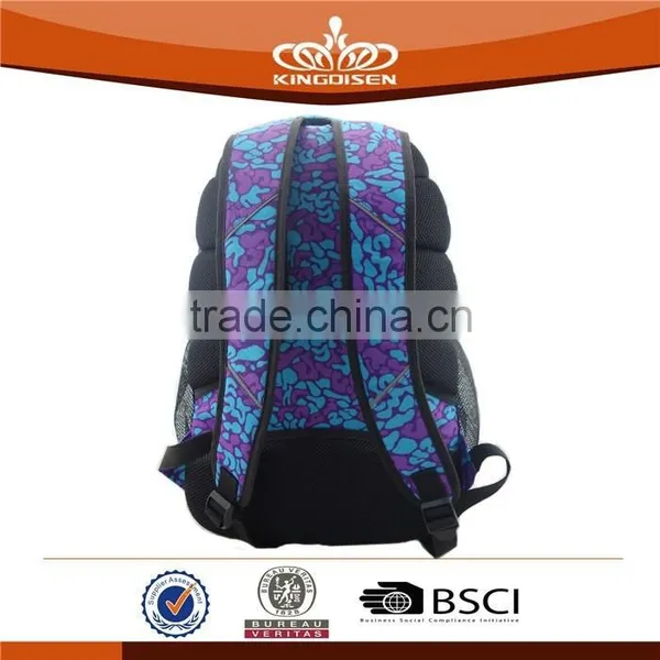 2015 Waterproof Blue and Purple Leisure Backpack photo-5