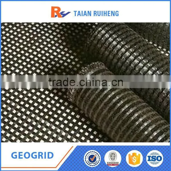 Road Bed Fiberglass Asphalt Geogrid photo-4