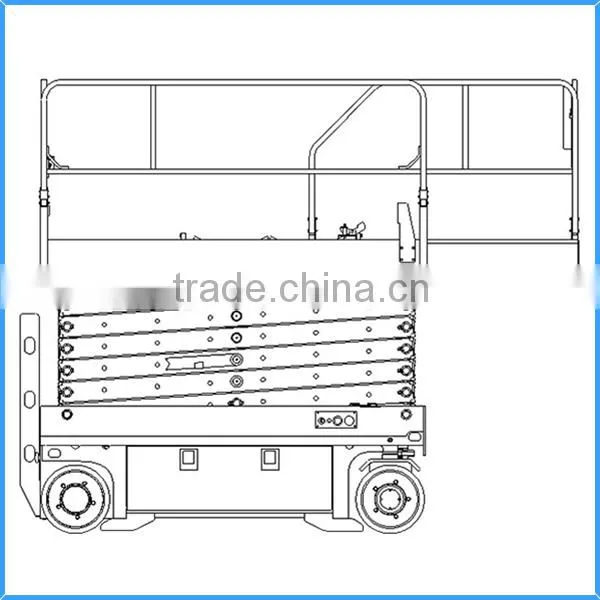 Electric Scissor Lift Platform of Load Rise photo-2