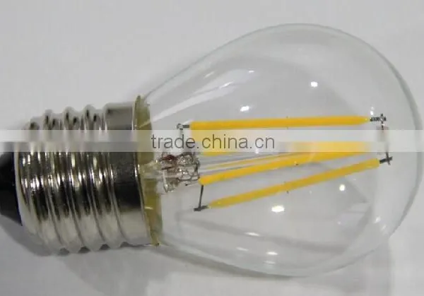 120V E26 S14 Led Filament Bulb Mini Globe 2W photo-3
