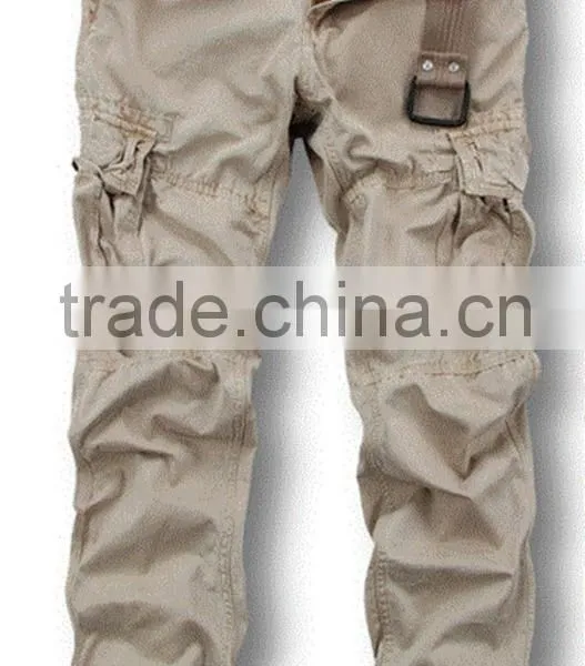 Mens Wholesale Heavy Cotton Heavy Wash Cargo Pants photo-2