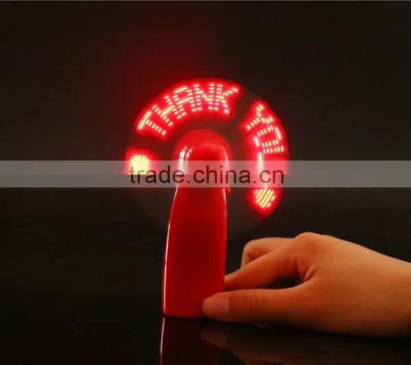 Advertising LED Message Fans,Message Customized Flashing LED Fans,LED Digital Message Fan