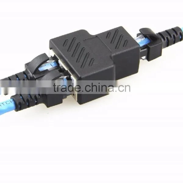 RJ45 Female to Female Network Adapter 1 to 2 Port Female CAT 5/CAT 6 LAN Ethernet Socket Connector photo-5