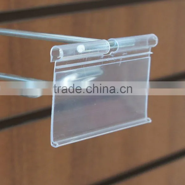 GOOD QUALITY PVC Plastic Price Label Holder Sign Holder/ Plastic Label Display Price Holder photo-3