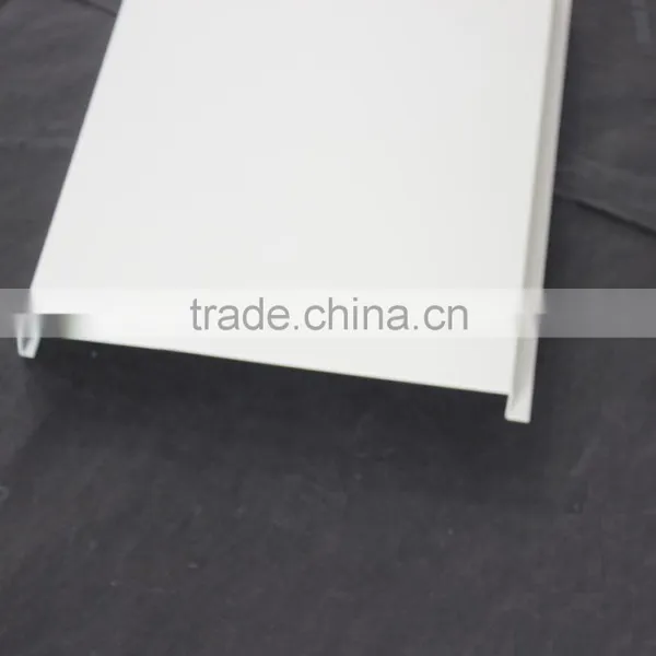 High Installation Accuracy Suspended Metal Ceiling Panel Aluminum G-shaped Aluminium Strip Ceiling photo-4