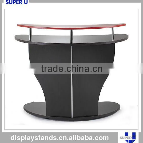 Modern Shop Counter Design Modern Cashier Counter Wooden Glass photo-6