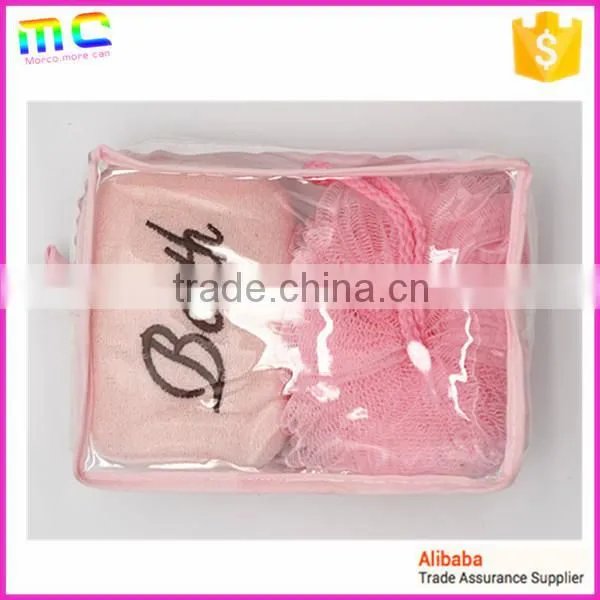 a Set of Colorful Plastic Mesh Bath Sponge and Bath Ball With Beautiful Package Can as Gift Quality Choice photo-4