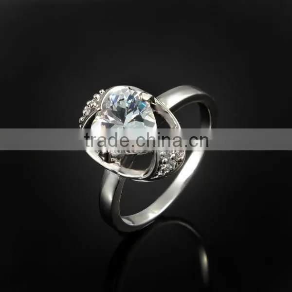 Hot Vintage Old Fashion Party Diamond Ring With Rhinestone photo-2