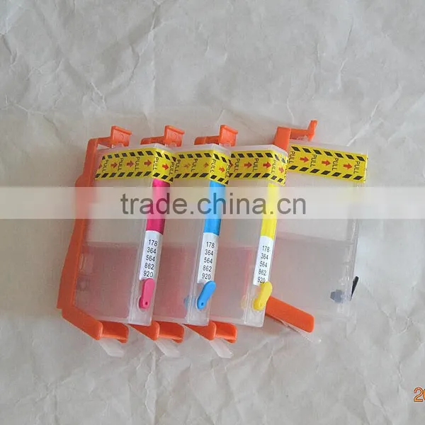Refill Cartridge 564 BK C M Y Refillable Ink Cartridge For HP Photosmart B109a/n B110 Printer With Chip photo-4
