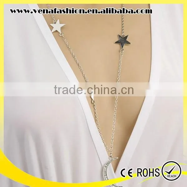 Moon Star Cheap Necklace Chain Types, Necklace Chain Design photo-3