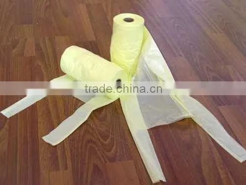 Plastic T-shirt Shopping Bags on Roll Garbage Bags on Roll