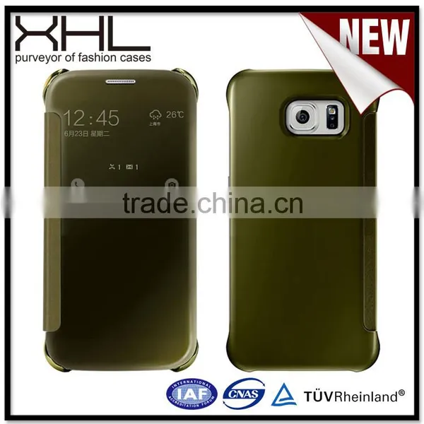 For Samsung a3 Case Leather Flip Mirror Smart Sleep Case photo-3