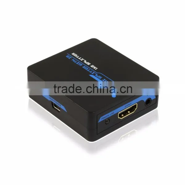 Hot Video Player Mini Audio Video Splitter HDMI Splitter 1X2 With IR Support CEC Function photo-3