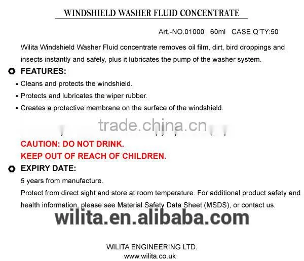 WILITA Windshield Washer Concentrate 60ML photo-3