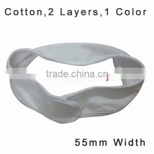 Cotton Headband With Hook and Loop