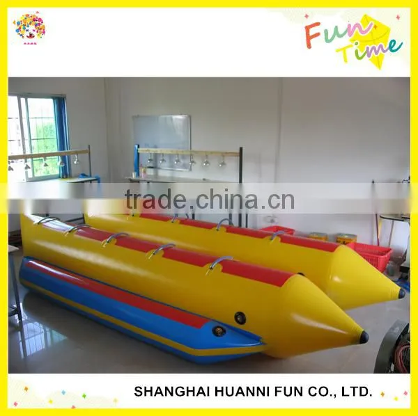 Best Seller in Summer Inflatable Banana Boat Water Float Game Cheap Price Factory Supply photo-3