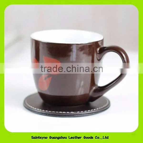 Promotion Classical Tableware Personalized Leather Cup Coasters 16031 photo-2