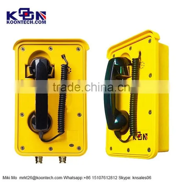 Smart Home Modules Manufacturer Yellow Telephone Booth KNSP-10 Auto-dial Weatherproof Emergency Telephone photo-5