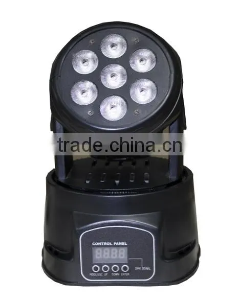 7 X10w RGBW 4in1 Led Moving Head Lights