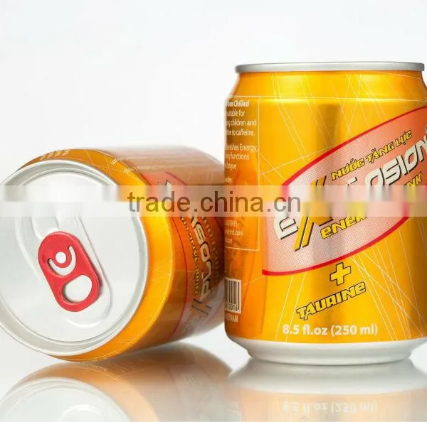 Explosion Energy Drink 250ml Short Alu Can, the Best Energy Drink From Vietnam photo-3