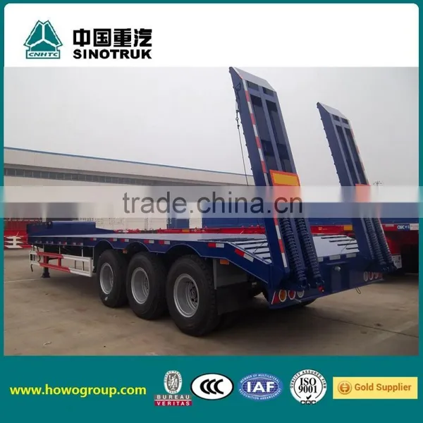China HOWO 60T Lowbed Semitrailer photo-3