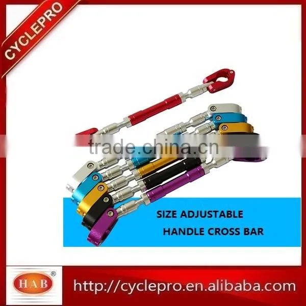 Aluminium Novelty Motorcycle Steering Parts Cnc Aluminum Cross Bar Handle Brace Bar