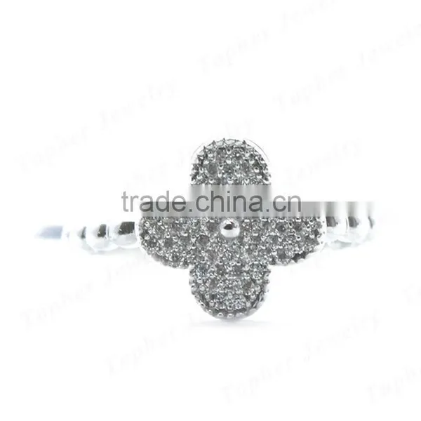 Wholesale 925 Sterling Fashion Girl Flower Ring photo-2