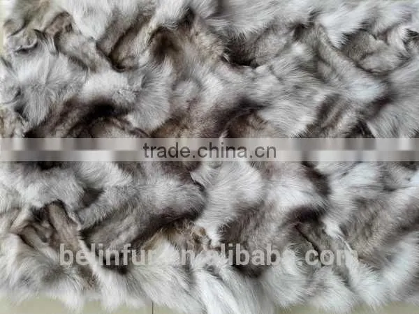 Best Quality Real Fox Fur Blanket Madein China photo-2