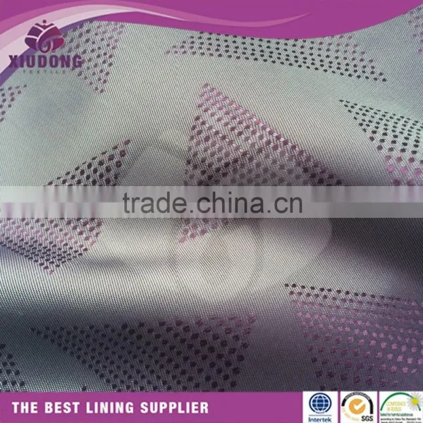 100 Polyester Two Tone Jacquard Pattern Suit/sleeve/jacket Lining Fabric photo-2