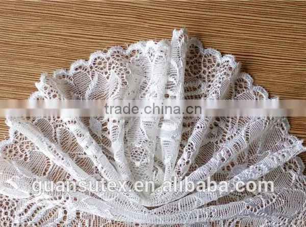 Bright Yarn Rose Flower Pattern French Lace Trimming For Prom Dresses photo-2