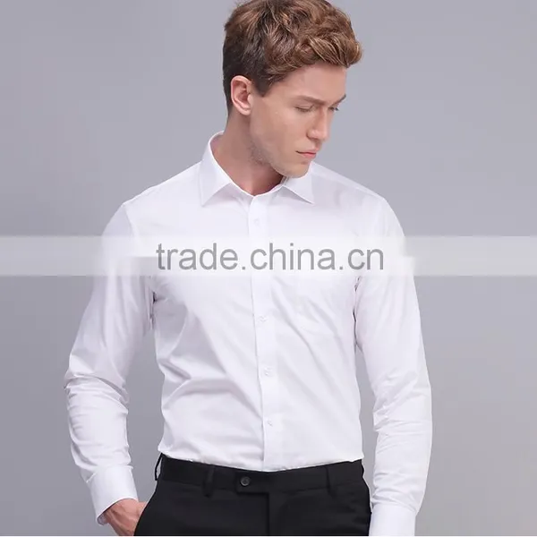 Wholesale Good Quality Solid Color Bussiness Shirt for Men Uniform photo-2