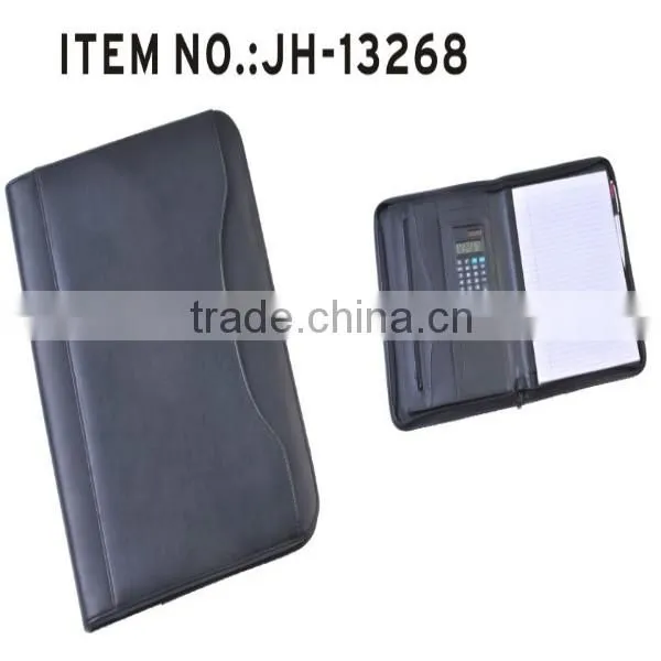 Multi-functional A4 Size Leather Portfolio File Holder File Holder photo-2