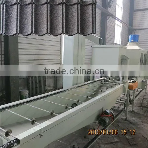 Stone Coated Steel Roof Vermiculite Steel Tile Production Line