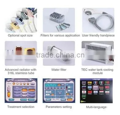 Arms / Legs Hair Removal 2015 New Product Pain-Free Hair Skin Lifting Removal UK Imported Flash Lamp IPL SHR Device Skin Rejuvenation photo-3