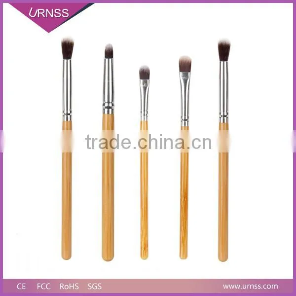 2015 New Arrival Metallic Cosmetic Brushes Golden Single Makeup Brush Set photo-3