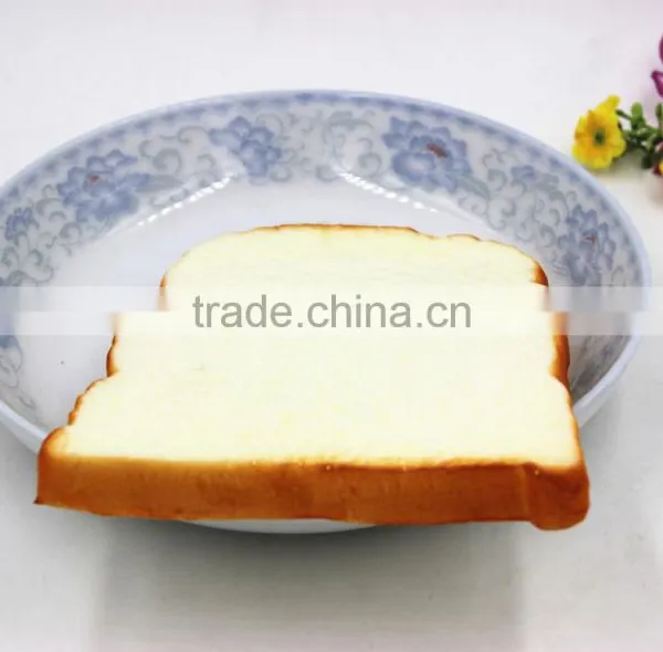 High Quality Soft Fake Toast Bread Model With Cream Smell for Shop Display photo-2